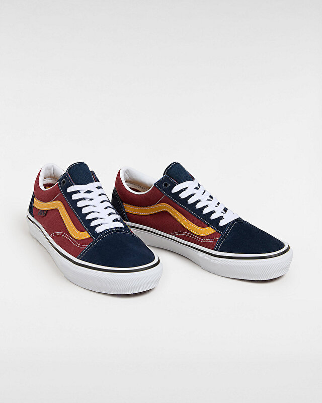 SKATE OLD SKOOL AYAKKABI Navy/Burgundy