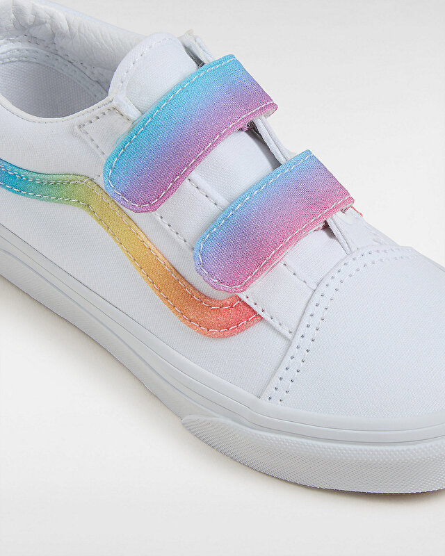 ÇOCUK OLD SKOOL CIRTCIRTLI AYAKKABI (4-8 YAŞ) True White/Multi