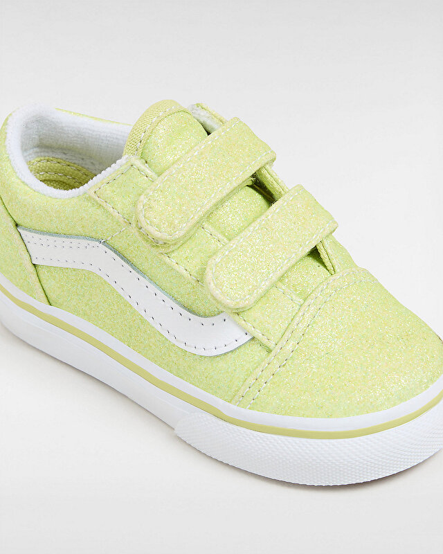 KÜÇÜK ÇOCUK OLD SKOOL CIRTCIRTLI GLITTER AYAKKABI (1-4 YAŞ) Lime Sherb