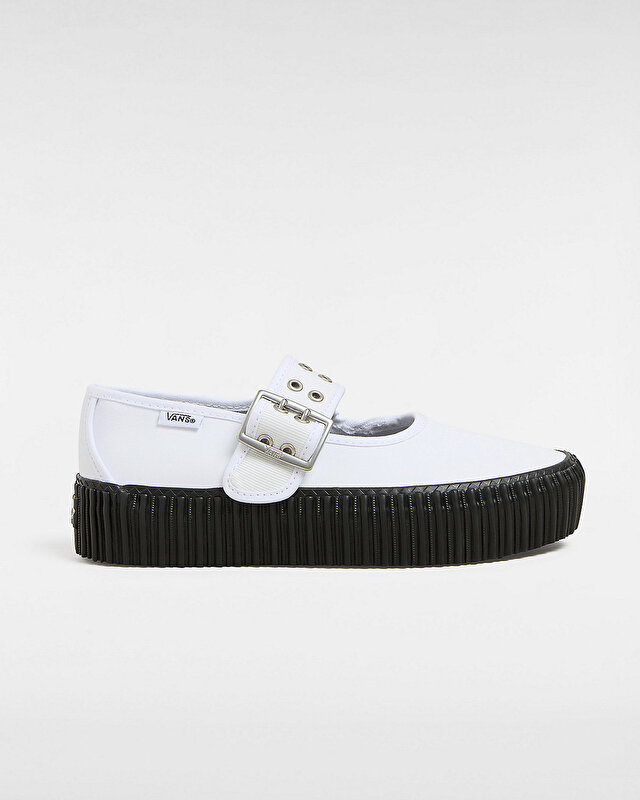 MARY JANE CREEPER AYAKKABI White/Black