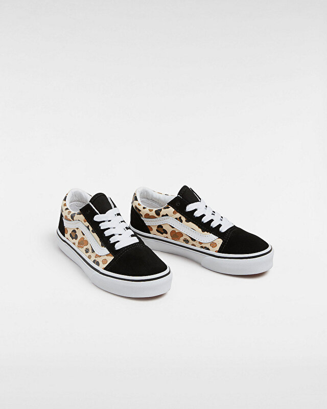 ÇOCUK OLD SKOOL GLITTER AYAKKABI (4-8 YAŞ) Black/Brown