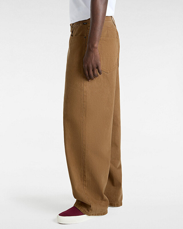 CHECK-5 BAGGY DENİM PANTOLON Sepia