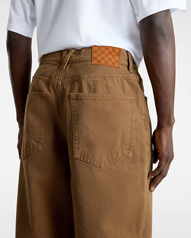 CHECK-5 BAGGY DENİM PANTOLON Sepia