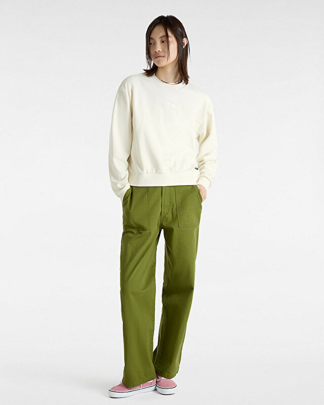 ESSENTIAL RELAXED FIT SWEATSHIRT Marshmallow