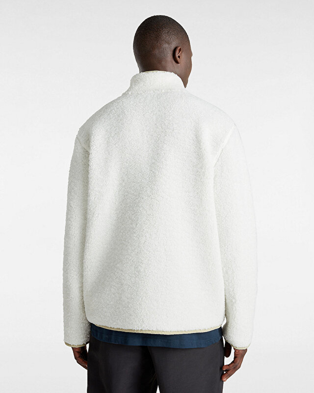 VANS BOXED SHERPA 1/4 FERMUARLI POLAR Marshmallow