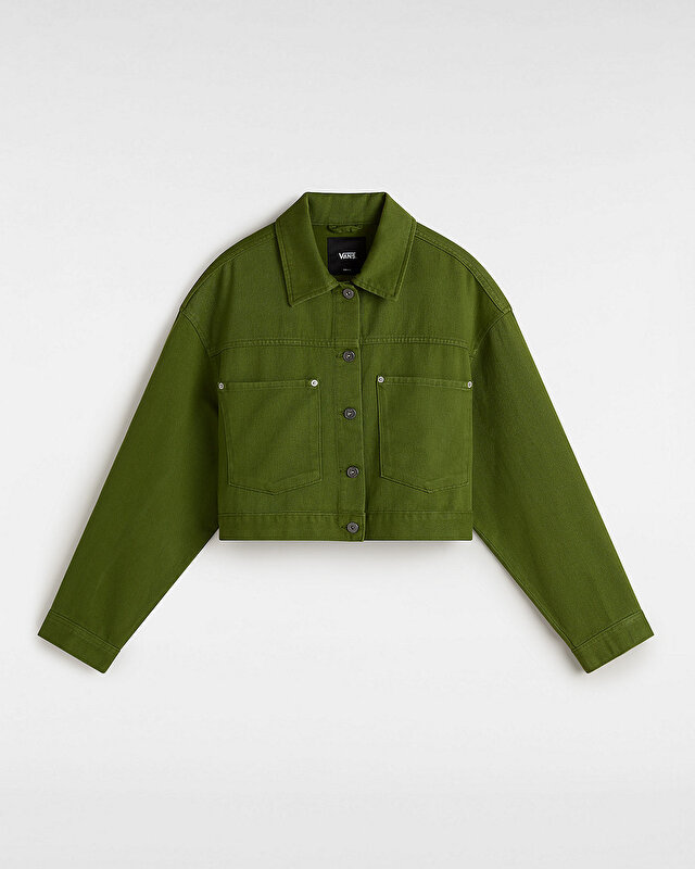 RAYNES CROP TRUCKER MONT Pesto
