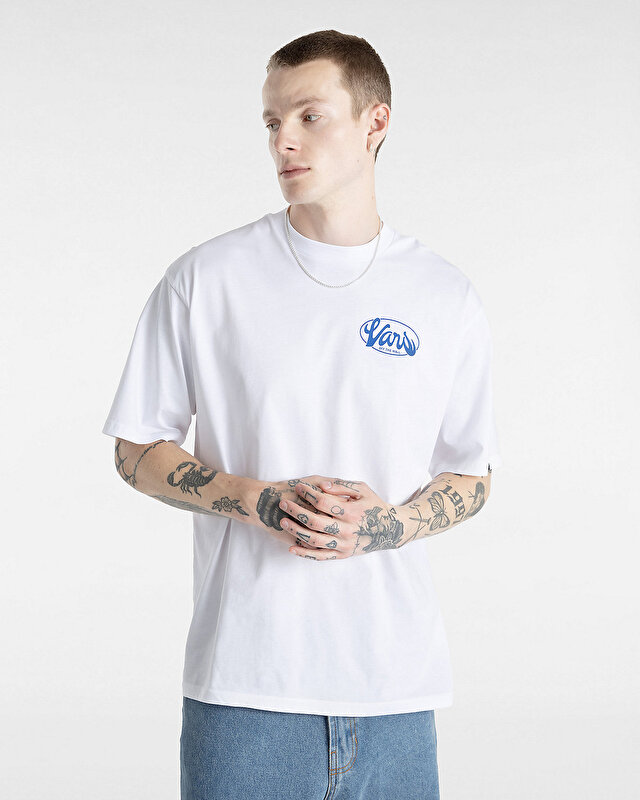 GLOBAL LINE TİŞÖRT White