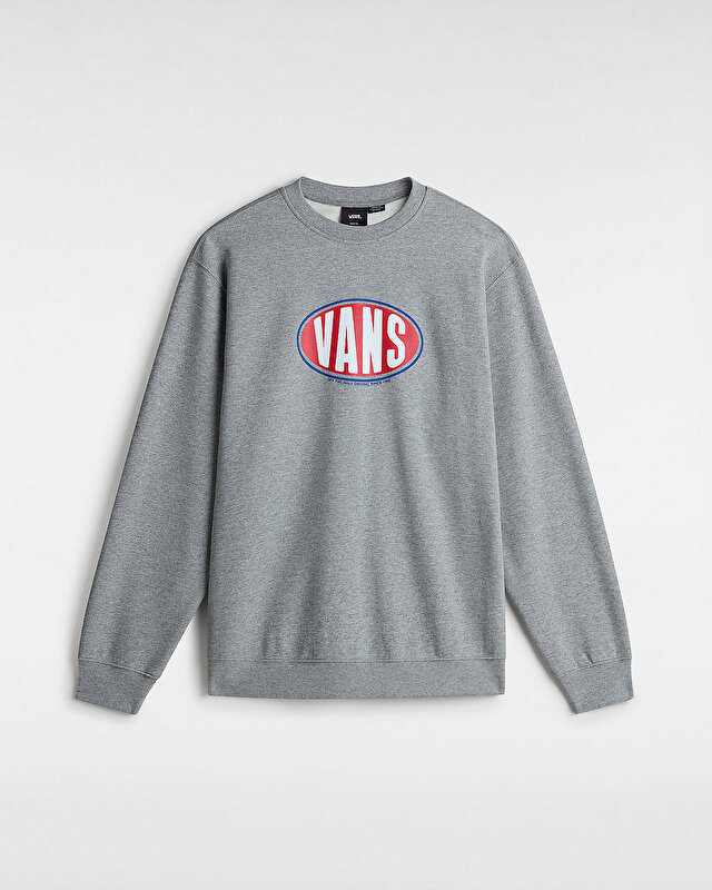 SPRAY ON LOOSE BİSİKLET YAKA SWEATSHIRT Cement Heather