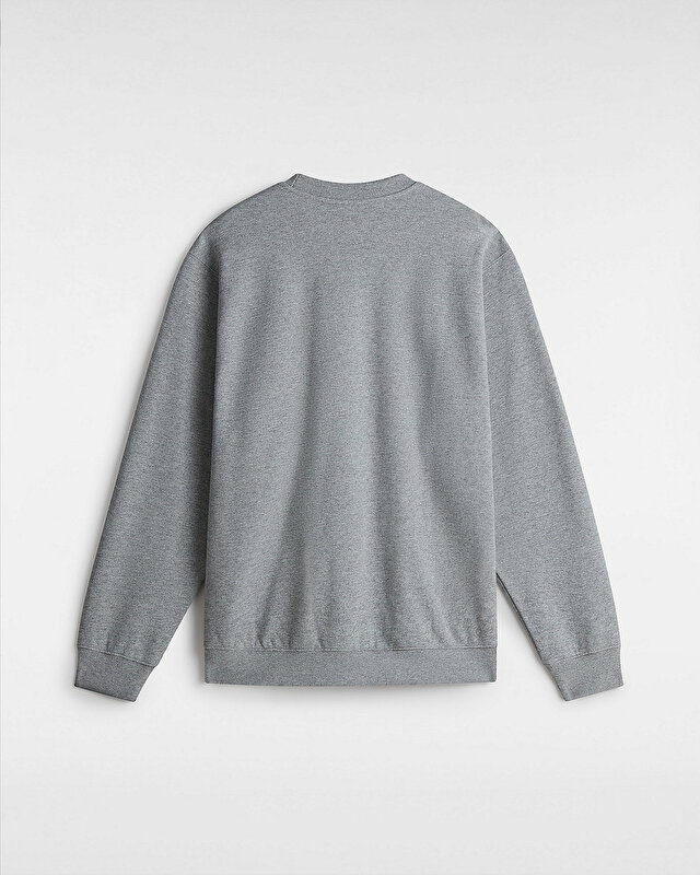SPRAY ON LOOSE BİSİKLET YAKA SWEATSHIRT Cement Heather