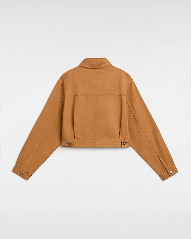 RAYNES CROP TRUCKER CEKET Brown Sugar