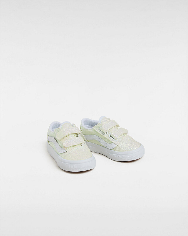 KÜÇÜK ÇOCUK OLD SKOOL V AYAKKABI (1-4 YAŞ) (Uv Glitter) Pink/Tr Wht