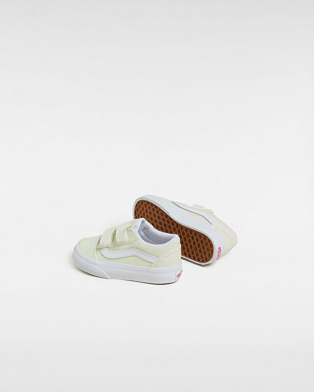 KÜÇÜK ÇOCUK OLD SKOOL V AYAKKABI (1-4 YAŞ) (Uv Glitter) Pink/Tr Wht