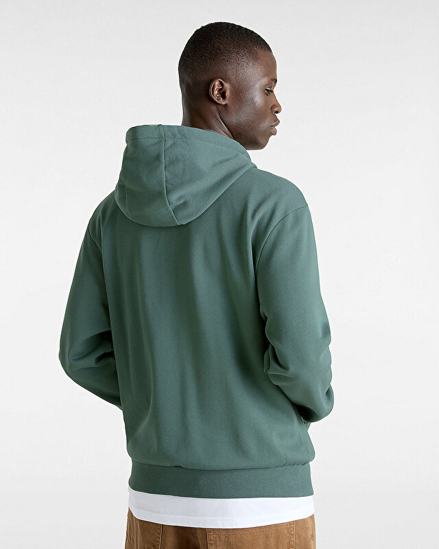 ESSENTIAL RELAXED PULLOVER KAPÜŞONLU ÜST Dark Forest