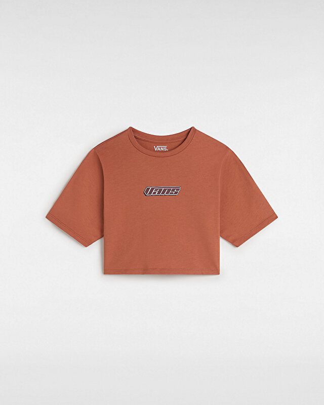 RETRO V CREW CROP TİŞÖRT Auburn