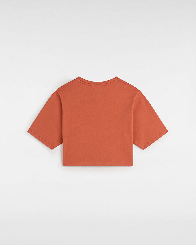 RETRO V CREW CROP TİŞÖRT Auburn