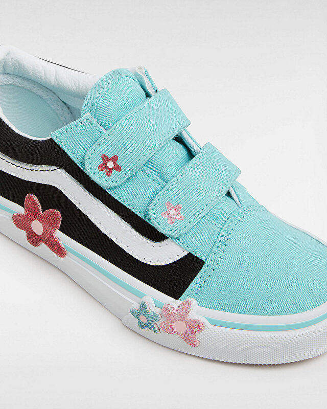ÇOCUK OLD SKOOL V FLOWER AYAKKABI (4-8 YAŞ) Multi/True White