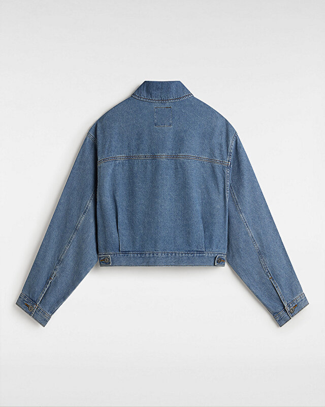 RAYNES DENIM CROP MONT Stone Wash