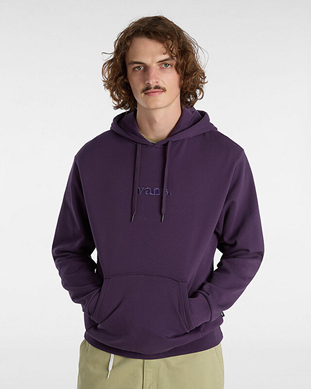 ESSENTIAL RELAXED PULLOVER KAPÜŞONLU ÜST Gothic Grape