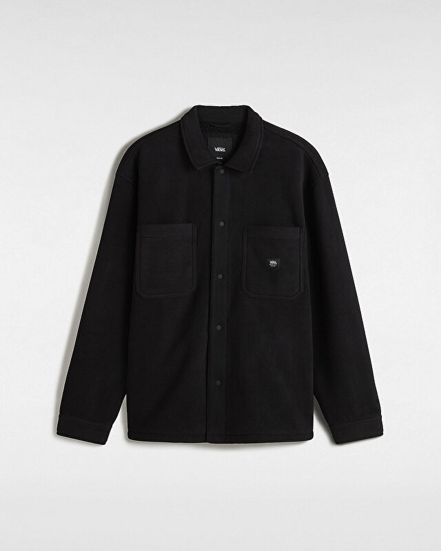 PENMAR HEAVYWEIGHT POLAR FLEECE SHACKET Black