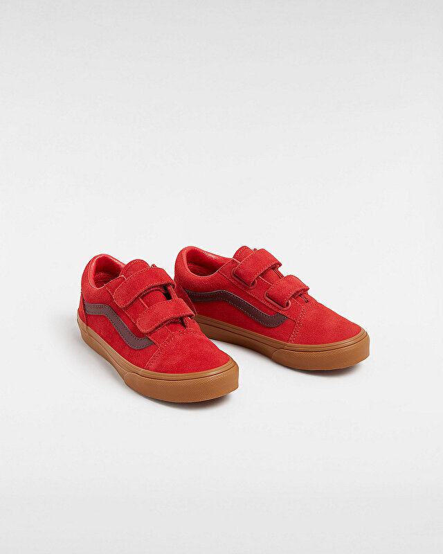 ÇOCUK OLD SKOOL CIRTCIRTLI AYAKKABI (4-8 YAŞ) Red