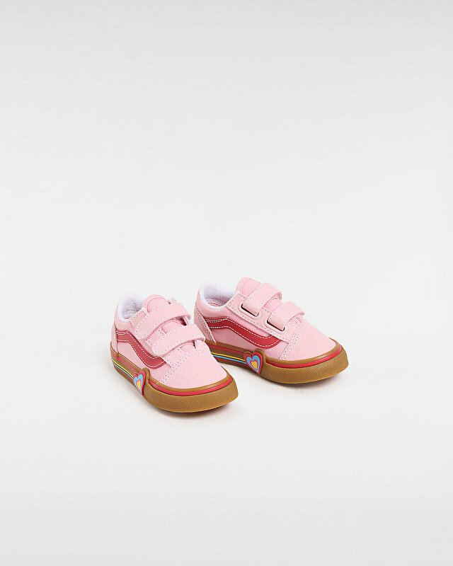 KÜÇÜK ÇOCUK OLD SKOOL HEART CIRTCIRTLI AYAKKABI (1-4 YAŞ) Pink/Multi
