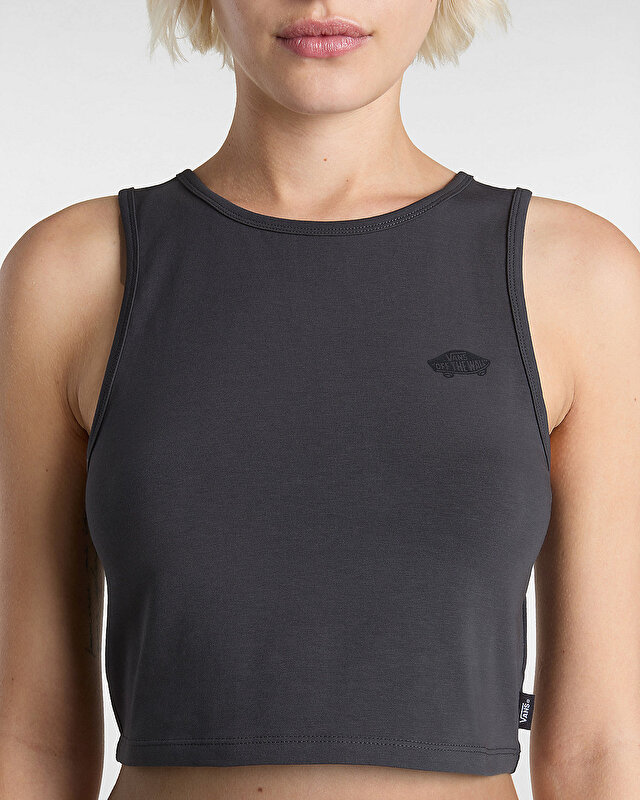 STYLE 76 II FITTED CROP TANK TİŞÖRT Asphalt