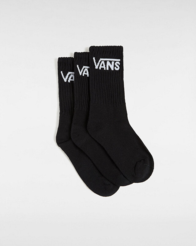 CLASSIC CREW KADIN ÇORAP (6.5-10, 3 ÇİFT) Black