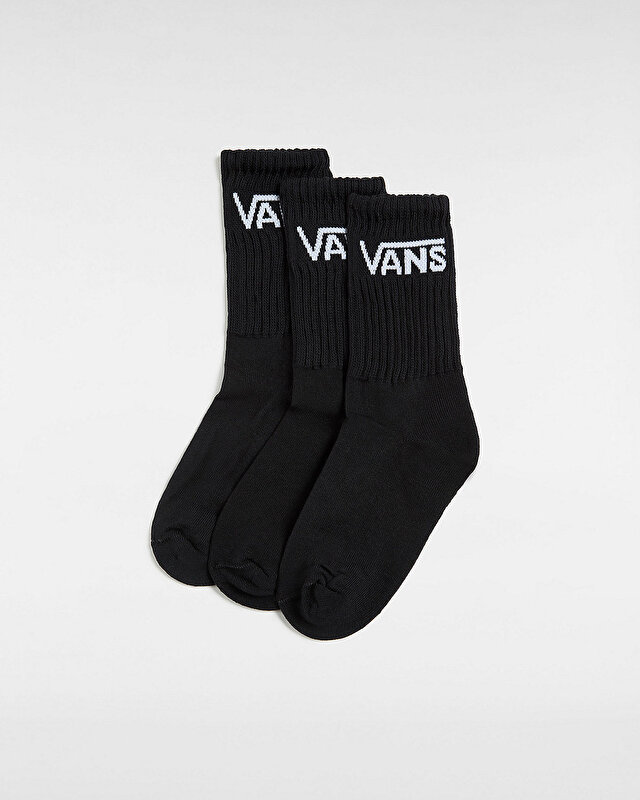 CLASSIC CREW KADIN ÇORAP (6.5-10, 3 ÇİFT) Black