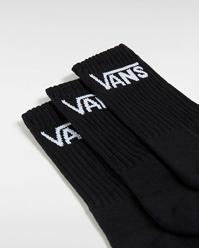 CLASSIC CREW KADIN ÇORAP (6.5-10, 3 ÇİFT) Black
