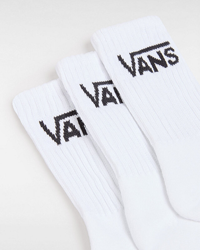 CLASSIC CREW KADIN ÇORAP (6.5-10, 3 ÇİFT) White