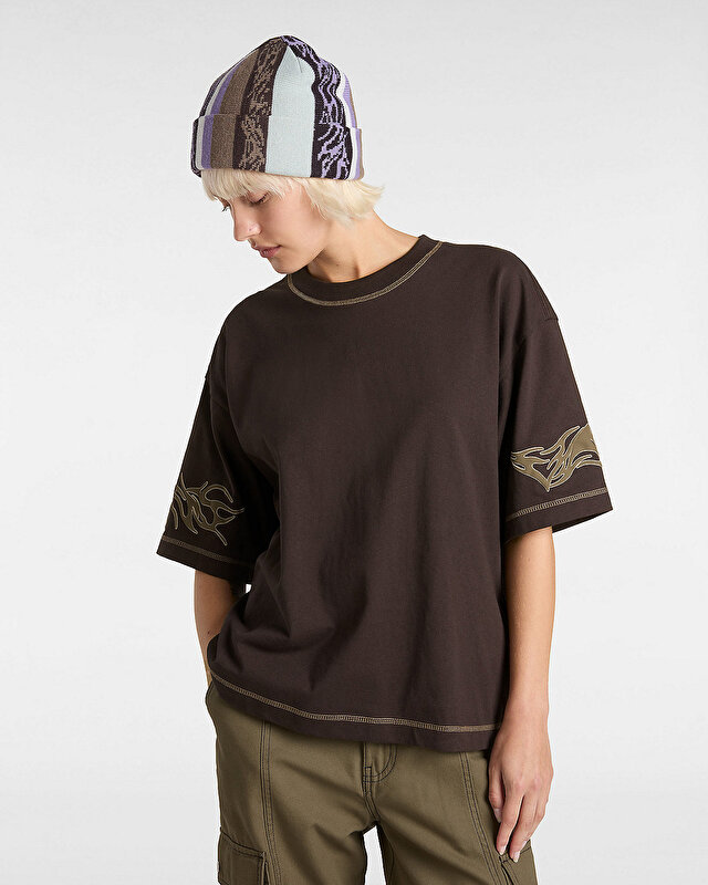 SKATE MIKE G TRIBAL SHORT SS TİŞÖRT After Dark