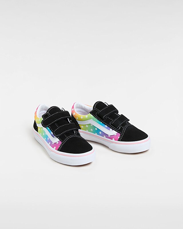 ÇOCUK OLD SKOOL CIRTCIRTLI AYAKKABI (4-8 YAŞ) Black/Multi