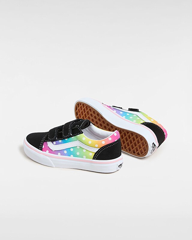 ÇOCUK OLD SKOOL CIRTCIRTLI AYAKKABI (4-8 YAŞ) Black/Multi
