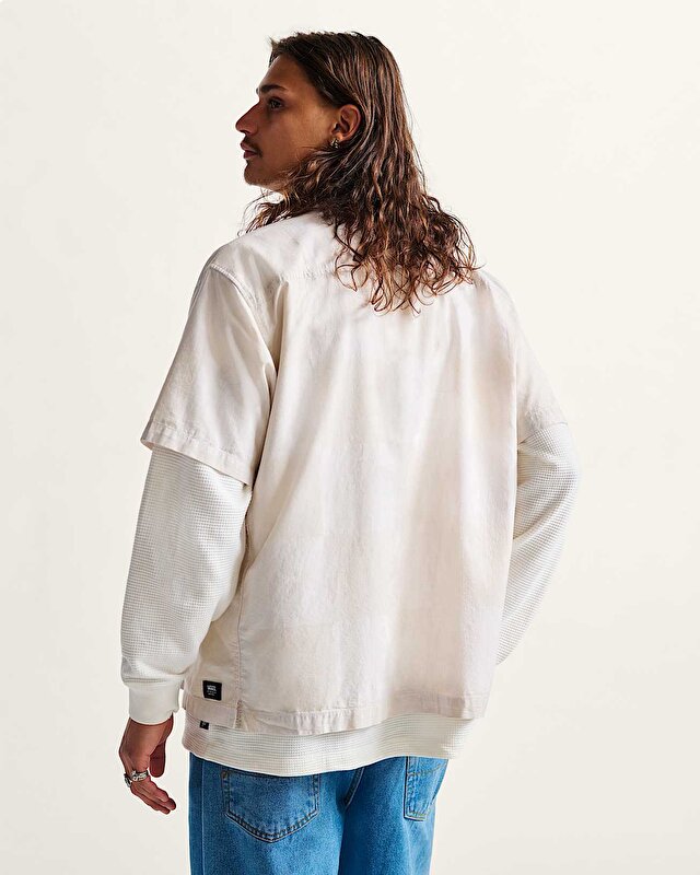 KESSLER CHECKERBOARD SS GÖMLEK White/Marshmallow