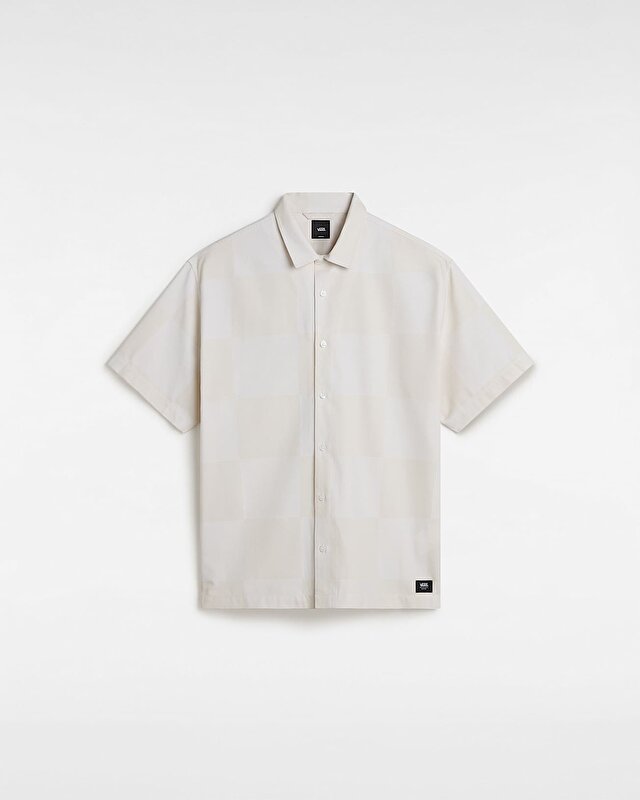 KESSLER CHECKERBOARD SS GÖMLEK White/Marshmallow