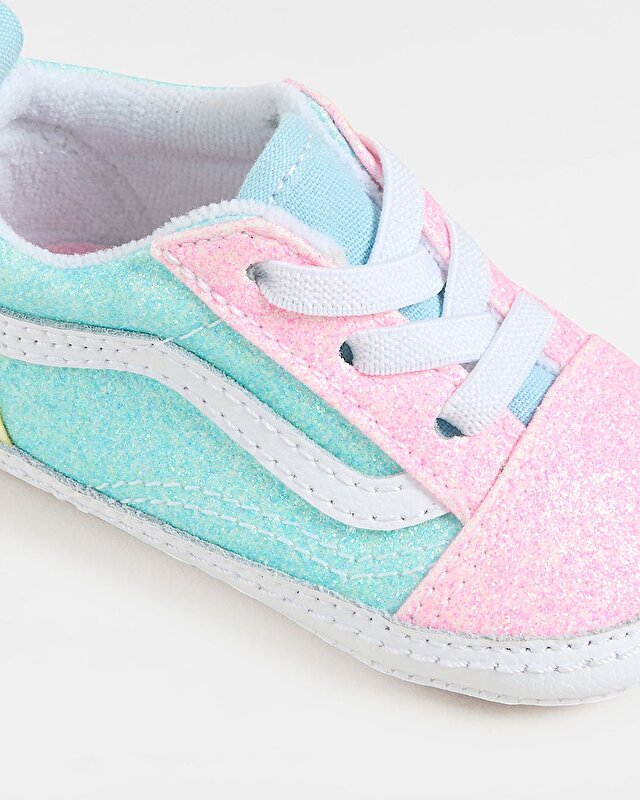 BEBEK OLD SKOOL CRIB AYAKKABI (0-1 YAŞ) Pastel Multi