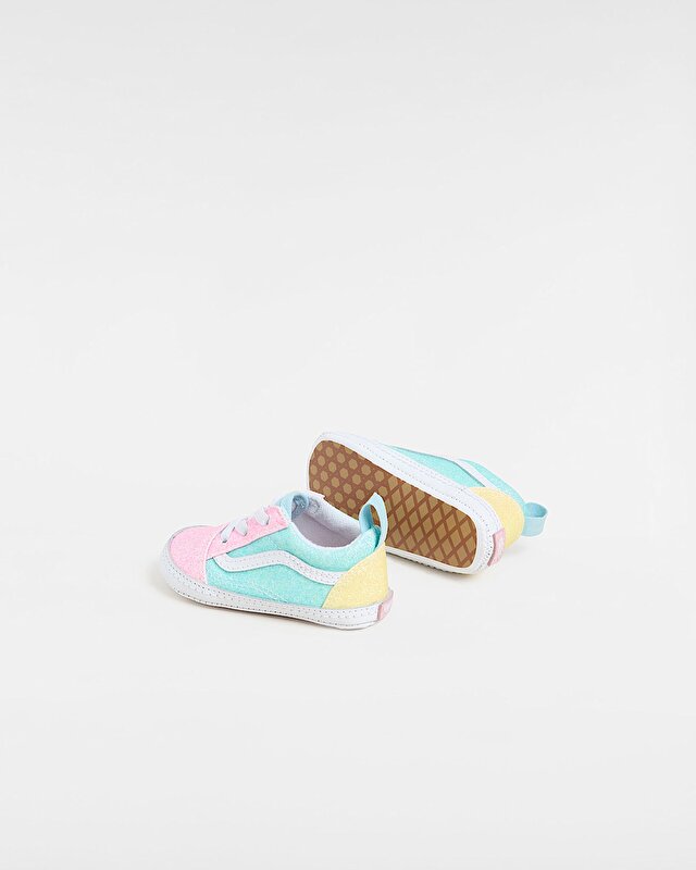 BEBEK OLD SKOOL CRIB AYAKKABI (0-1 YAŞ) Pastel Multi