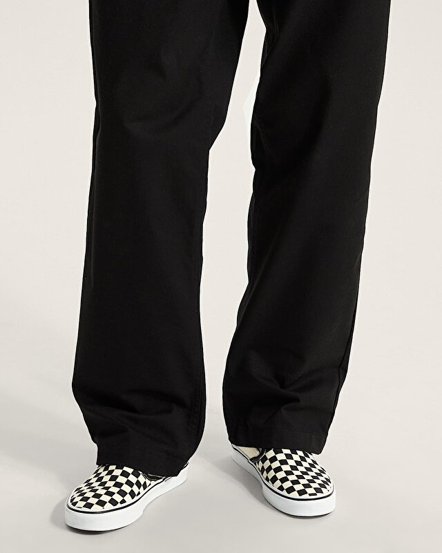 CHECKERBOARD CLASSIC SLIP-ON AYAKKABI Black And White Checker/White