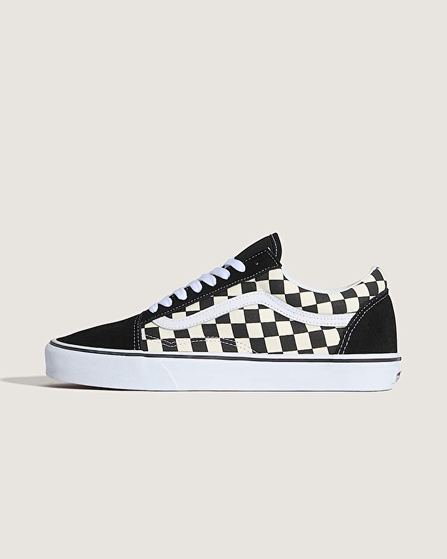 PRIMARY CHECK OLD SKOOL AYAKKABI (Primary Check) Black/White