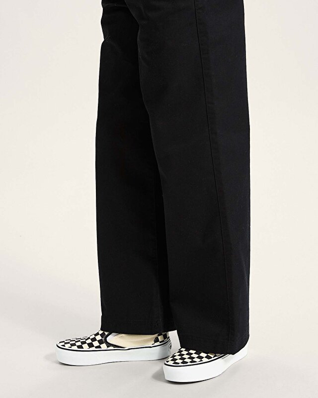 CHECKERBOARD CLASSIC SLIP-ON PLATFORM AYAKKABI Black And White Checker/White