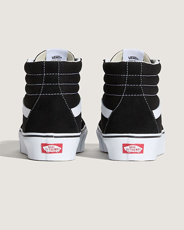 SÜET SK8-HI PLATFORM 2.0 AYAKKABI Black/True White