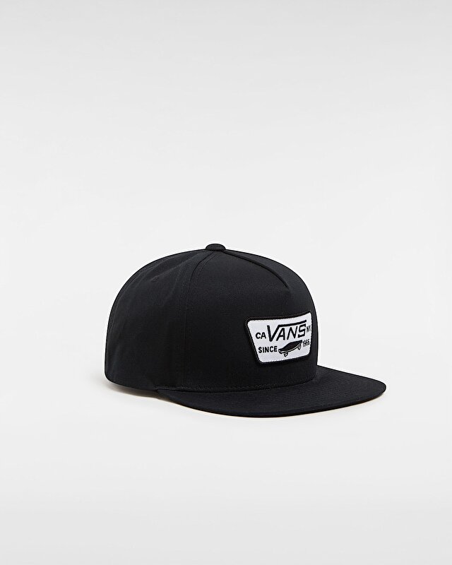 ERKEK FULL PATCH SNAPBACK ŞAPKA True Black