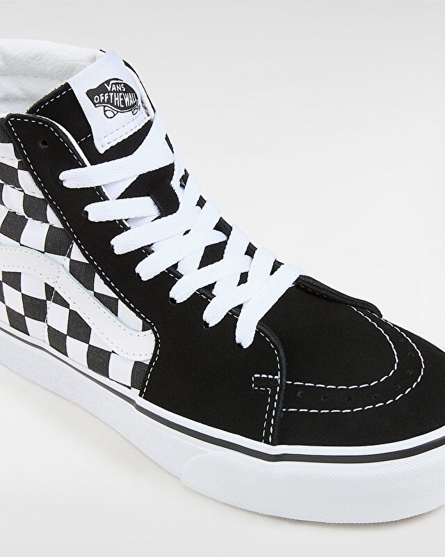 SK8-HI PLATFORM 2.0 AYAKKABI Checkerboard/True White