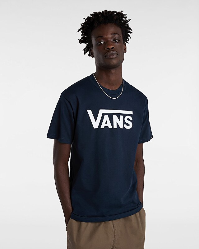 VANS CLASSIC TİŞÖRT Navy/White