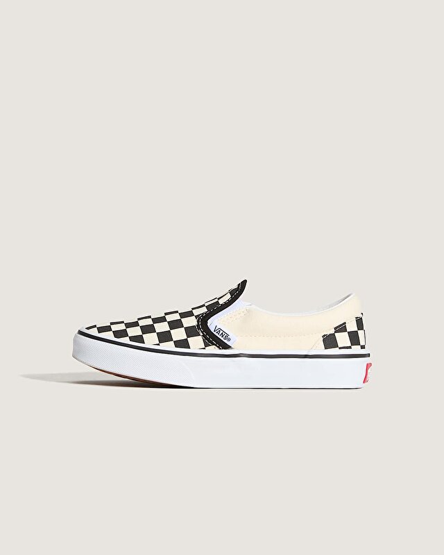 ÇOCUK CHECKERBOARD CLASSIC SLIP-ON AYAKKABI (4-8 YAŞ) (Checkerboard) Black/White
