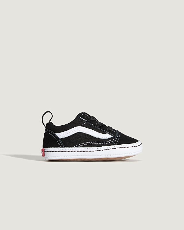 BEBEK OLD SKOOL CRIB AYAKKABI (0-1 YAŞ) Black/True White