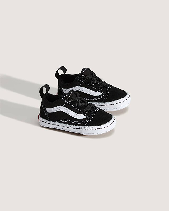 BEBEK OLD SKOOL CRIB AYAKKABI (0-1 YAŞ) Black/True White