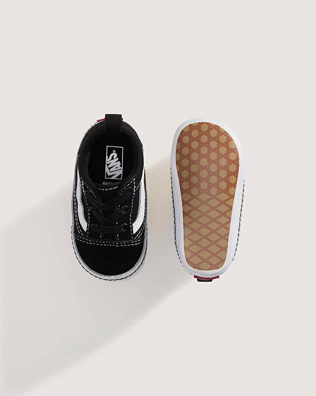 BEBEK OLD SKOOL CRIB AYAKKABI (0-1 YAŞ) Black/True White