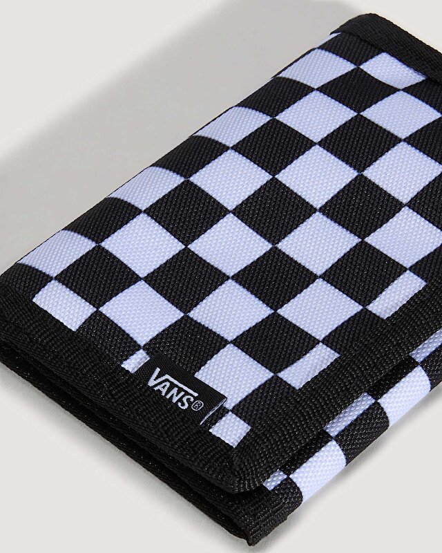 SLIPPED CÜZDAN Black/White Checkerboard