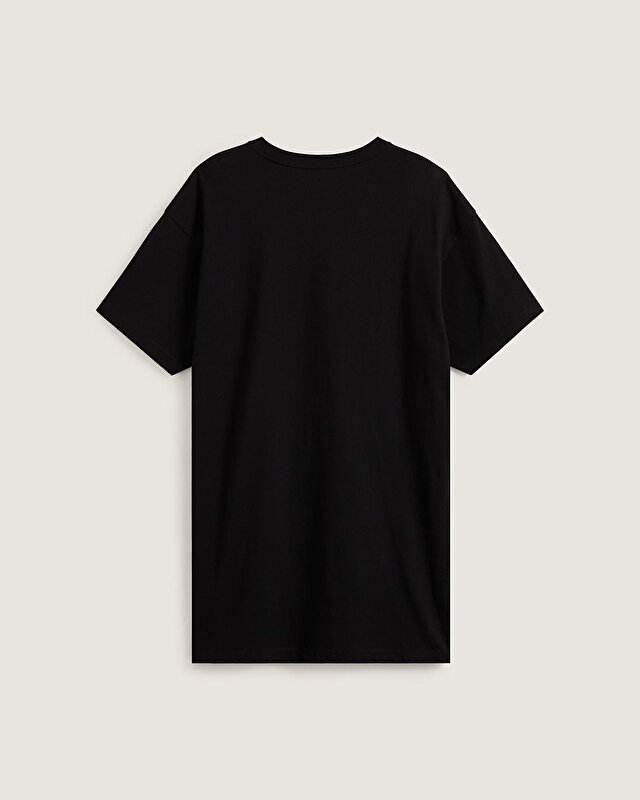 CENTER VEE TİŞÖRT ELBİSE Black